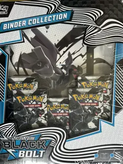 Pokemon Black Bolt & White Flare Binder + Poster Collection Sams Club Bundle - Image 3