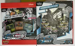 Pokemon Black Bolt & White Flare Binder + Poster Collection Sams Club Bundle - Image 5