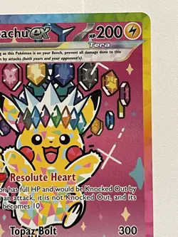 Pikachu EX 277/217 Ascended Heroes Special Illustration Rare Pokemon Card - Image 3