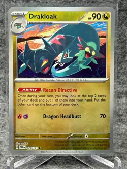 Pokemon TCG Drakloak 072/131 Masterball Holo Prismatic Evolutions - Image 1