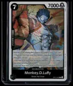 Monkey.D.Luffy OP15-092 Adventure on Kami's Island Rare Foil - Image 1