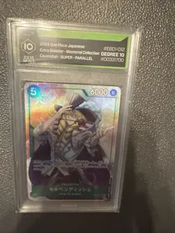 2024 One Piece Cavendish EB01-012 Alternate Art PSA 10 Japanese - Image 1