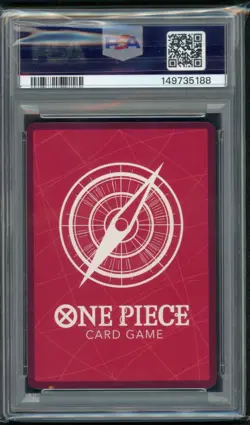 2022 ONE PIECE OP01 ROMANCE DAWN EN 003 MONKEY D. LUFFY PRE ERRATA LEADER PSA 10 - Image 2