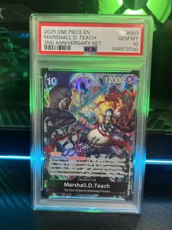 Marshall.D.Teach (093) (English Version 2nd Anniversary Set) OP09-093 One Piece - Image 1