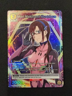 Union Arena Evangelion Mari Makinami Illustrious 1-111 R* Promo NM - Image 1