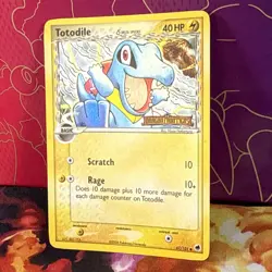 Totodile Reverse Holo Stamped Dragon Frontiers 67/101 Delta Species Pokemon Card - Image 2