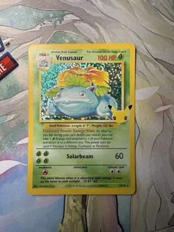Pokemon TCG Celebrations Venusaur Holo Rare Card #15/102 Classic Collection NM - Image 1