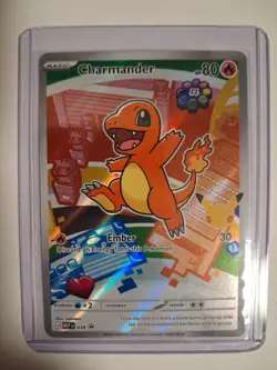 Pokemon Descended Heroes Charmander Rare Promo Card #038 NM+ HP80 - Image 3