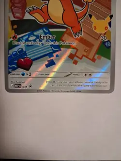 Pokemon Descended Heroes Charmander Rare Promo Card #038 NM+ HP80 - Image 4