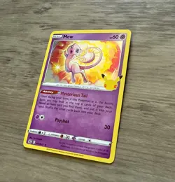 Mew Holo Rare Celebrations 011/025 New TCG Card Sword & Shield Foil 2021 TCG - Image 2