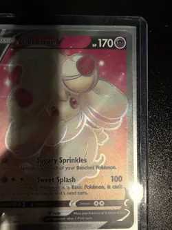 Alcremie V 064/072 Shining Fates Full Art Ultra Rare Holo Pokemon Card NM - Image 2