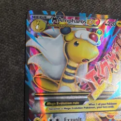 M Ampharos EX 88/98 Holo Full Art XY Ancient Origins Pokemon Card - Image 4