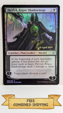 Davriel, Rogue Shadowmage Prerelease Cards Foil - Image 1