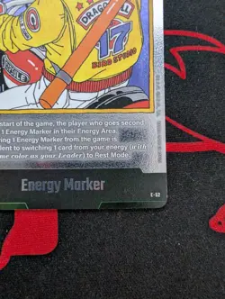 Dragon Ball E-52 Son Goku Silver Energy Marker Booster Card Fusion World - Image 4