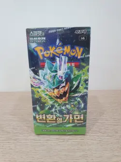Korean Pokemon card SEALED Booster box Scarlet & Violet Mask of Change SV6 - Image 1