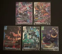 GUNDAM TCG Phantom Aria Lot Of 5 LR LEADER RARE Cards 002, 066, 017, 050, 065 - Image 2