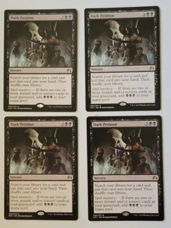 4x Dark Petition NM-Mint, English Magic Origins MTG Magic - Image 1