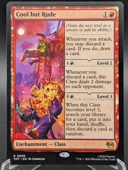 MTG Magic: The Gathering Teenage Mutant Ninja Turtles Card #89 'Cool but Rude' - Image 1