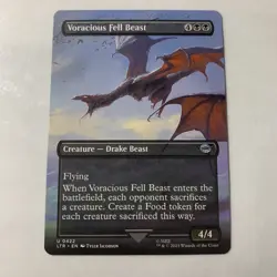 MTG Voracious Fell Beast #0422 Borderless Regular The Lord of the Rings - Image 1