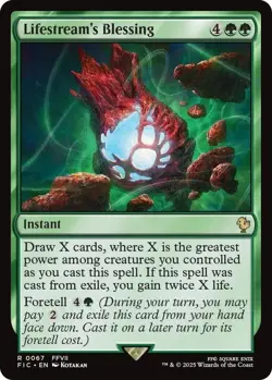 Lifestream's Blessing - 0067 - MTG X Final Fantasy - Image 1