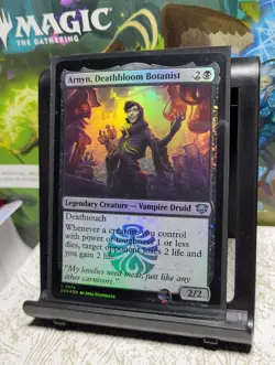 MTG Secrets of Strixhaven Arnyn, Deathbloom Botanist 74, NM, Foil, Ships Quickly - Image 2
