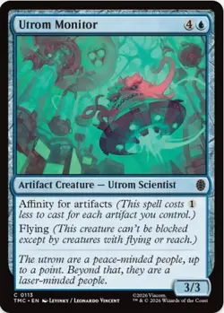 1 x Utrom Monitor - Teenage Mutant Ninja Turtles Commander - LP - MTG - Image 1