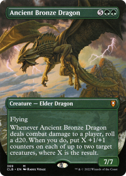 Ancient Bronze Dragon (REGULAR) x1 - MTG CLB #369 - Image 1