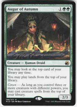 Augur of Autumn R Innistrad: Midnight Hunt 168 NM Normal - Image 1