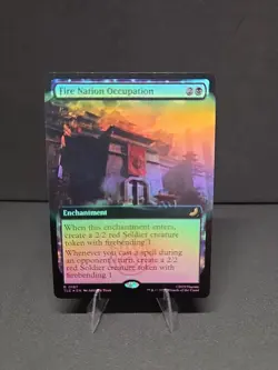 Fire Nation Occupation (Extended Art) Foil #187 MTG: Avatar The Last Airbender - Image 1