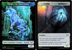 Primo, the Indivisibe / Manifest Double-Sided Token (FOIL) - [Duskmourn] MTG - Image 1