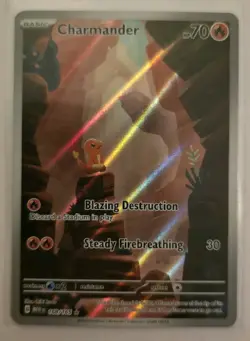 Pokemon 151 Charmander 168/165 Sv: Scarlet & Violet Holo - Image 1