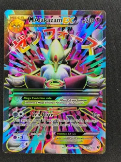 M Alakazam Ex 2016 Pokemon Fates Collide 2016 LP 🔥🔥🔥 - Image 1