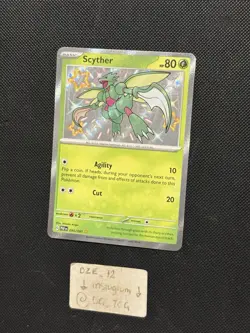Pokemon Paldean Fates - Scyther - 095/091 - Baby Shiny Holo - M/NM - Image 4