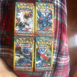 Pokemon XY FURIOUS FISTS Trading Cards ~ 3 Cards Per Pack New - Image 2