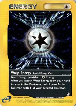 Warp Energy 147/147 - Aquapolis - Pokemon - MP - Image 1
