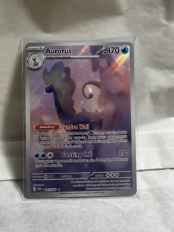 Aurorus 092/088 Illustration Rare Full Art Pokemon Card Perfect Order English - Image 1