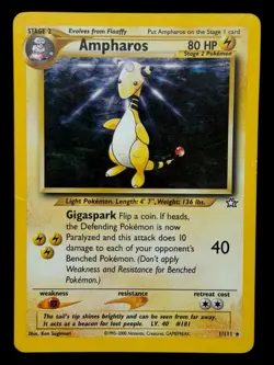 Ampharos - 1/111 Neo Genesis 2000 WOTC - Holo - Pokemon TCG - Image 1