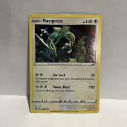 Rayquaza Holo Pokemon Sword & Shield Black Star #SWSH029 - Image 1