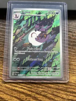 Pokemon TCG Arbok 176/162 Temporal Forces Illustration Rare Near Mint - Image 1