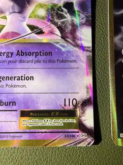 Pokemon TCG Mewtwo EX Basic Holo Lot 2 (52/108 & 103/108) 2016 English - Image 5