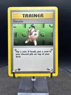 Recycle 61/62 Fossil 1st Edition Pokemon WOTC Common - Image 3