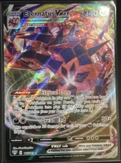 The Pokemon Company Eternatus VMAX 117/189 Darkness Ablaze Ultra Rare Holo 340 … - Image 1