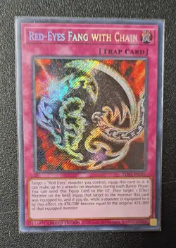 Yugioh: Red-Eyes Fang with Chain - LDS1-EN021 - Secret Rare - Limited Edition - Image 1
