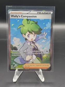 Wally's Compassion 176/132 Pokemon TCG Mega Evolution Full Art Ultra Rare NM - Image 1
