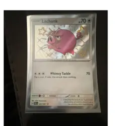 The Pokemon Company Pokemon TCG SV Paldean Fates Lechonk 207/091 Shiny Holo ENG - Image 1