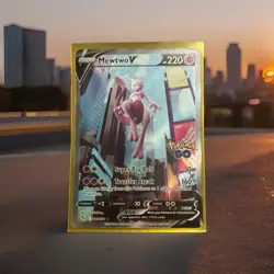 Mewtwo V (Alternate Full Art) 072/078 Pokemon GO Holo - Image 1
