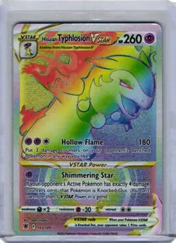Pokemon Hisuian Typhlosion VSTAR Secret Rare Holo 193/189 - Image 1