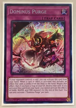 1x (M/NM) Dominus Purge MP25-EN095 Prismatic Secret Rare 1st Edition Yugioh - Image 1