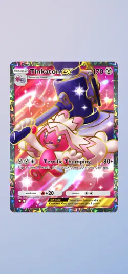 Tinkaton ex Full Art Shining Revelry Pokemon TCG Pocket Trade SR (English) - Image 1