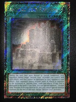Yugioh Ancient Gear Fortress RA03-EN062 Platinum Secret Rare 1st Ed NM - Image 1